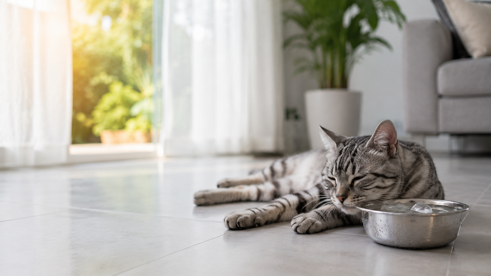 Comment rafraîchir son chat pendant la canicule ? Image