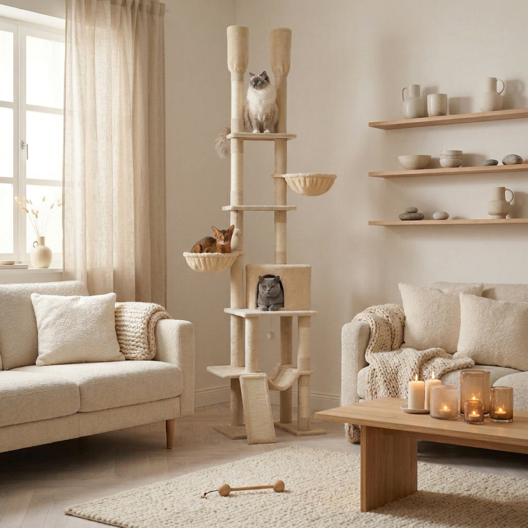 L'Ascension beige installée dans un salon