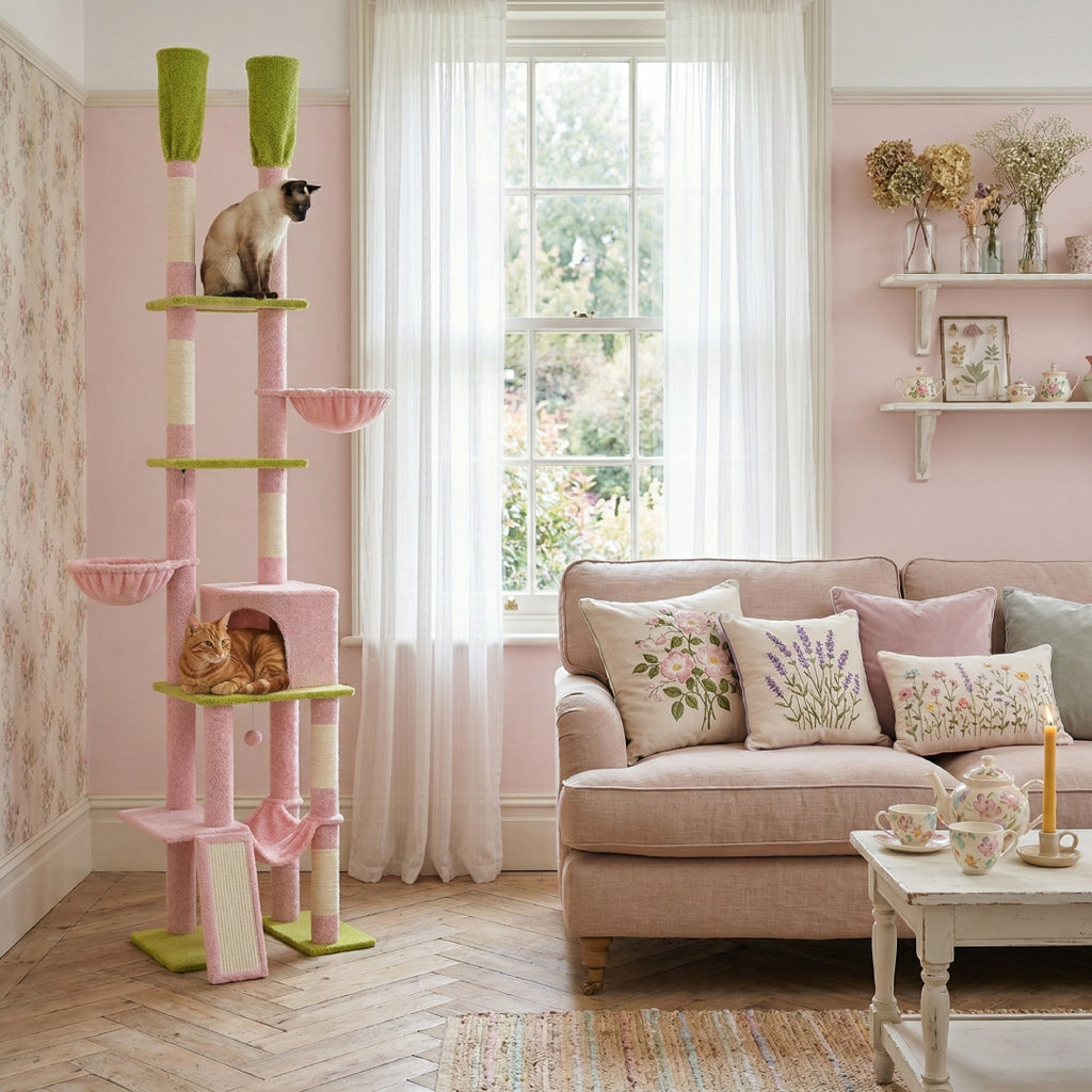 L'Ascension rose installée dans un salon