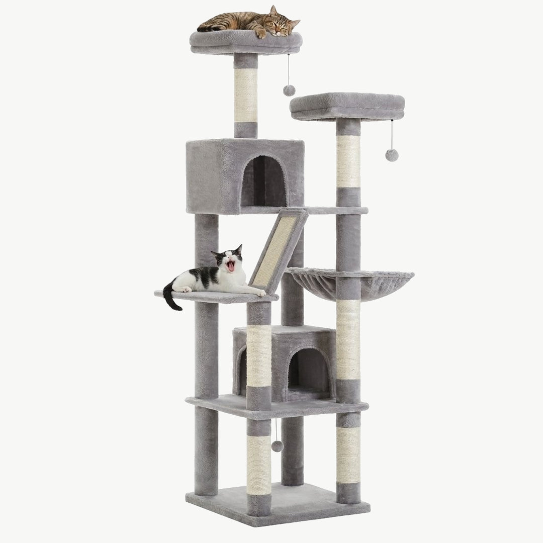 La Tour Cocooning | 180cm – 2 Niches & Hamac - Sisal