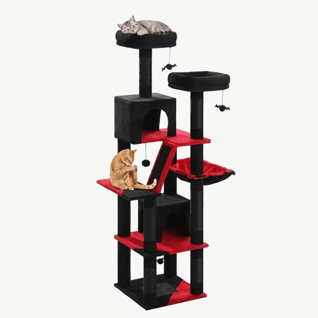 La Tour Cocooning | 180cm – 2 Niches & Hamac - Sisal