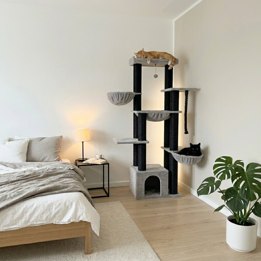 Le Seigneur gris installé dans une chambre